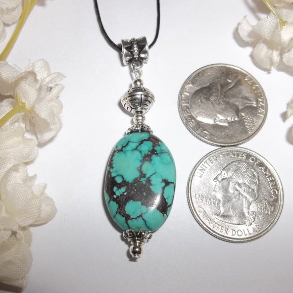 Southwestern Style Necklace Turquoise Blue Beaded Fashion Accessory Gift 6484 - Picture 4 of 11